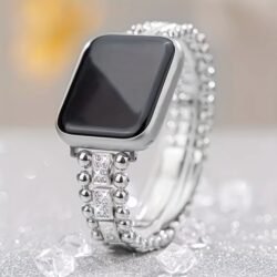 Bratara de metal ceas argintie