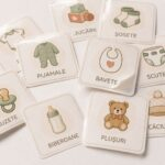 Set etichete „Zi de zi” pentru bebeluși, 24 bucăți - imagine 4
