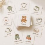 Set etichete „Zi de zi” pentru bebeluși, 24 bucăți